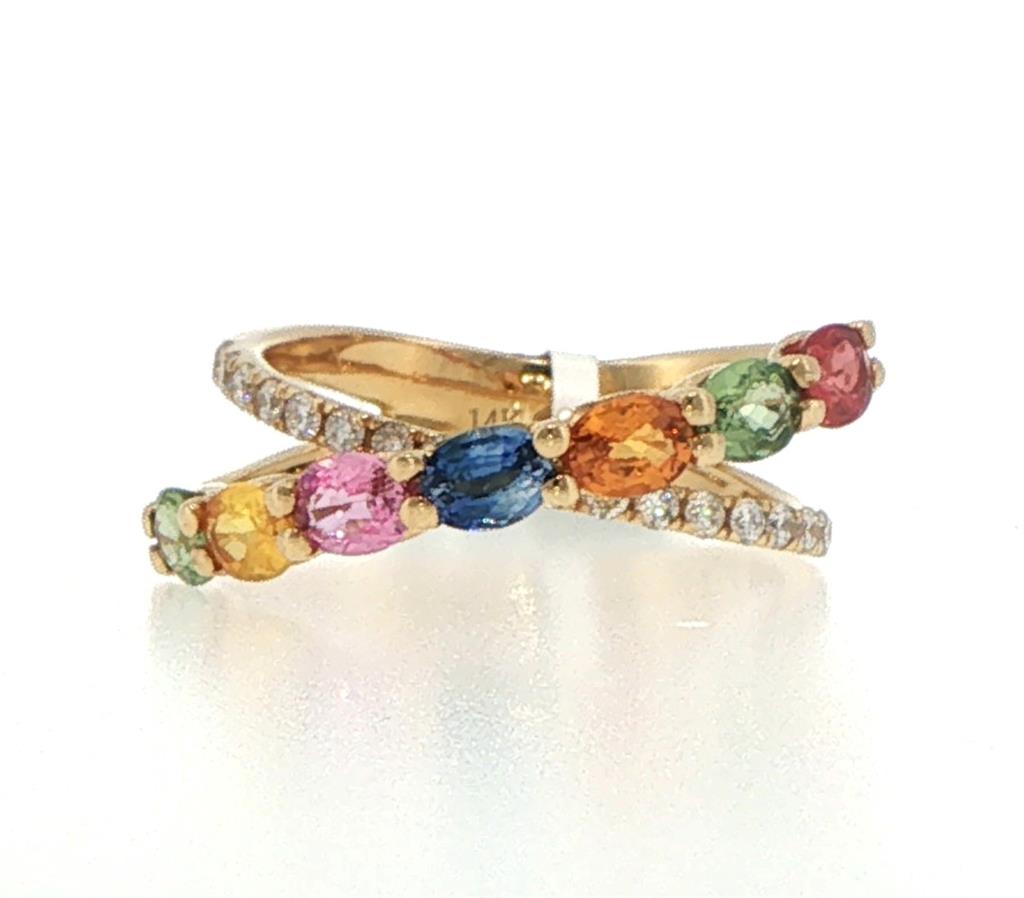 Colored Stone Rings  -  Women'
