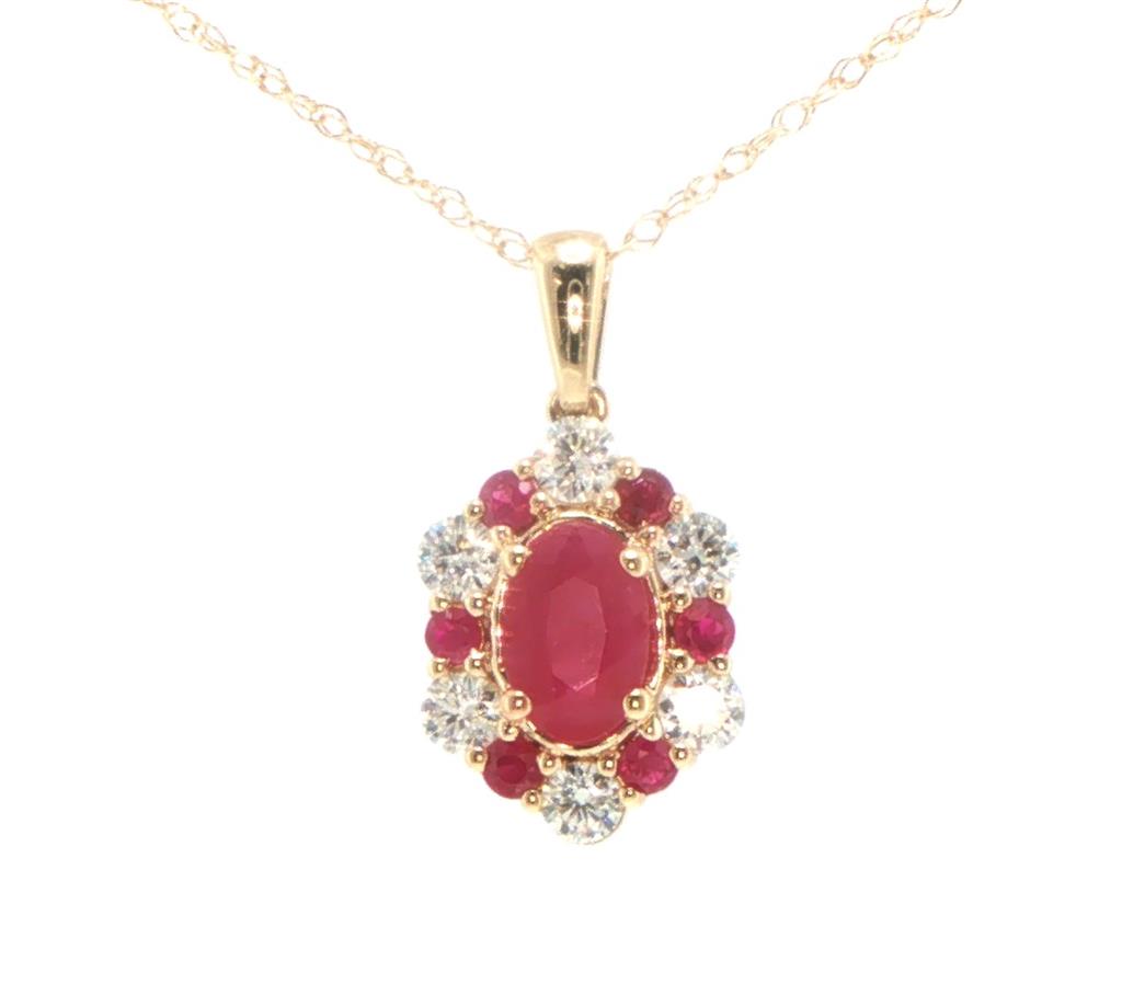 Colored Stone Pendant