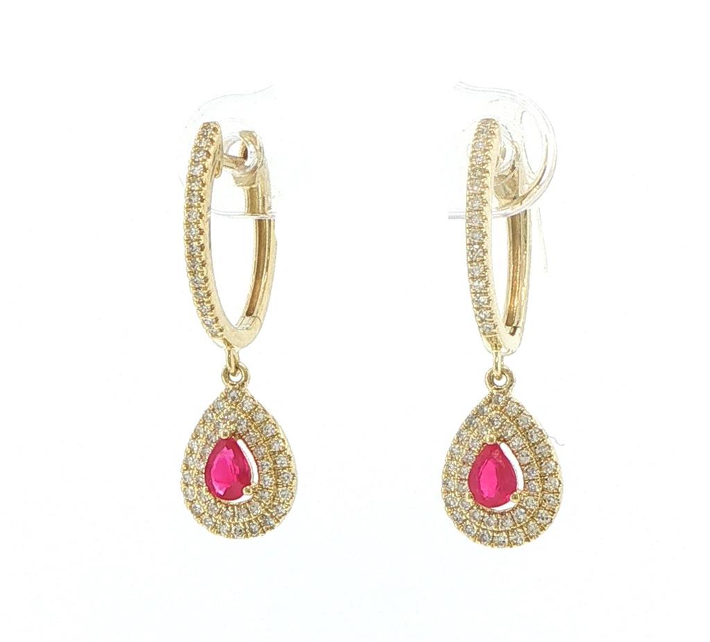 Colored Stone Earring