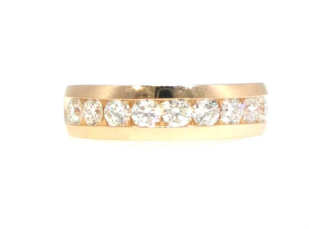 Diamond Wedding Bands  -  Men'