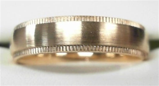 Gold Wedding Bands  -  Men'
