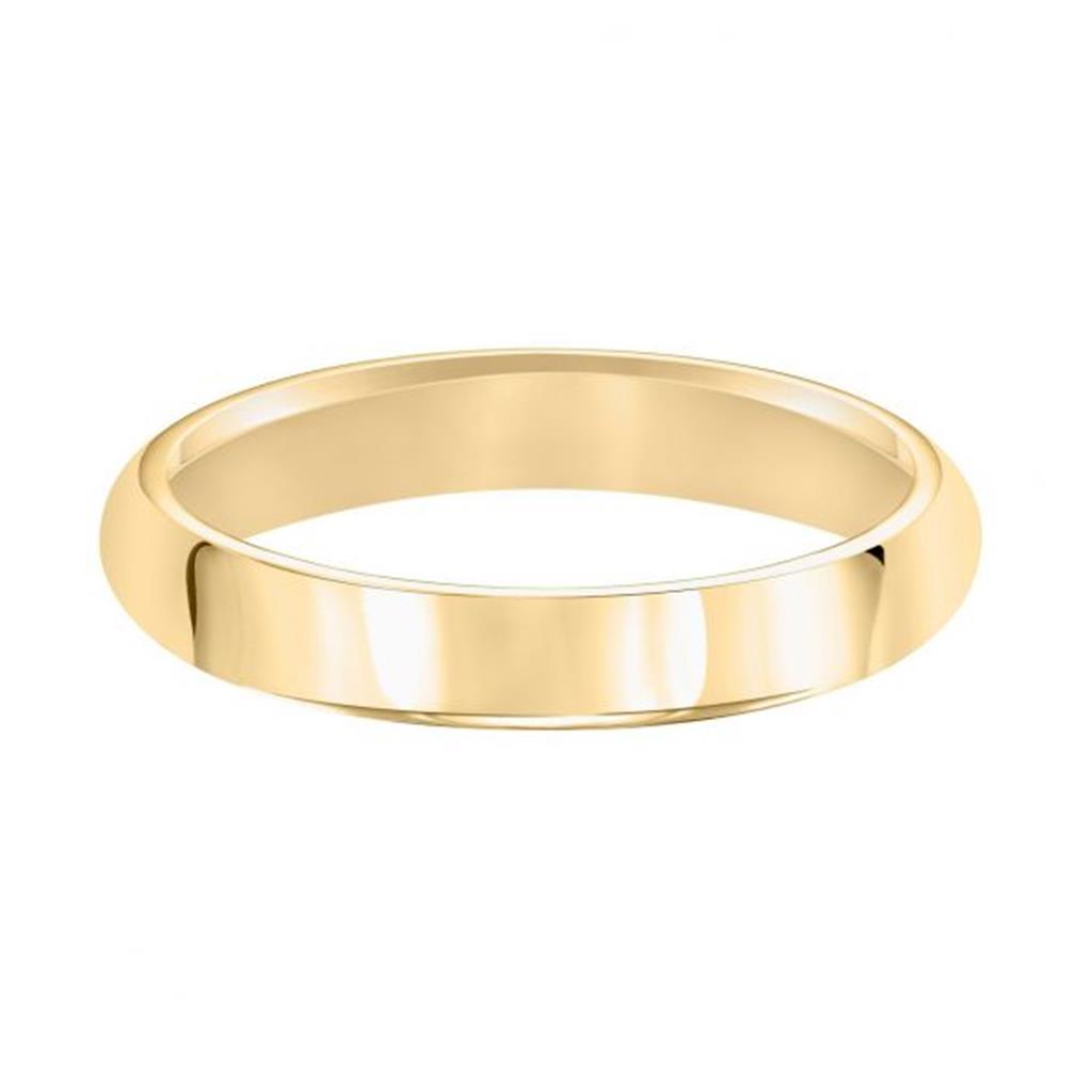 Gold Wedding Bands  -  Men'