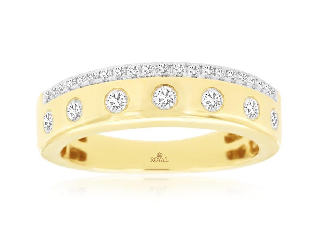 Diamond Wedding Bands  -  Women'