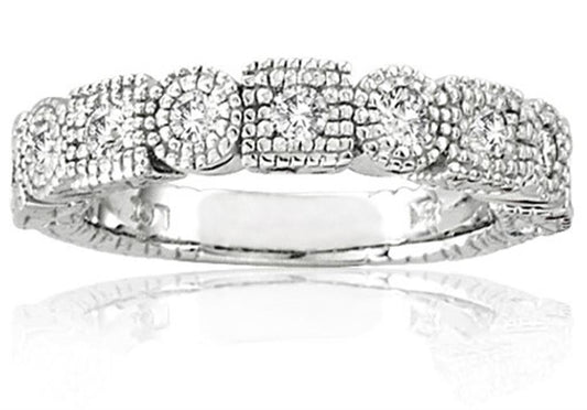 Diamond Wedding Bands  -  Women'