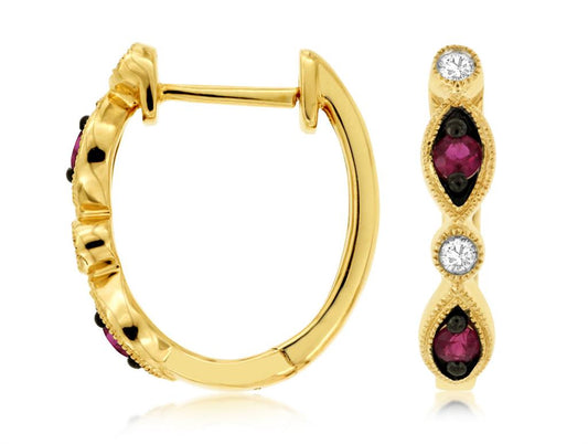 Colored Stone Earring