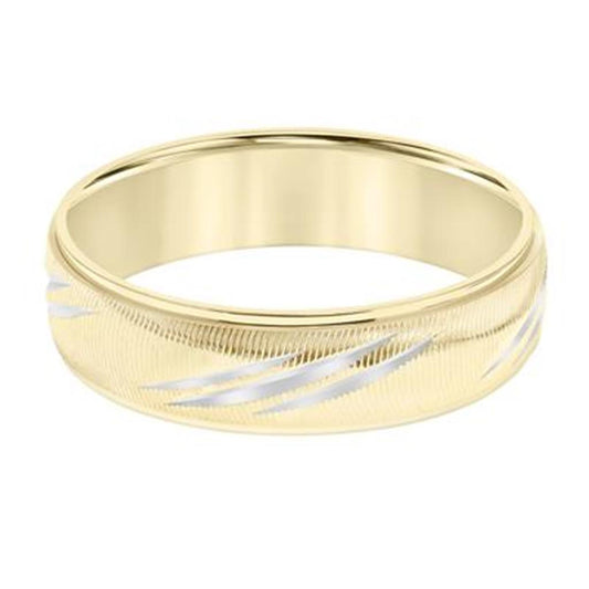 Gold Wedding Bands  -  Men'
