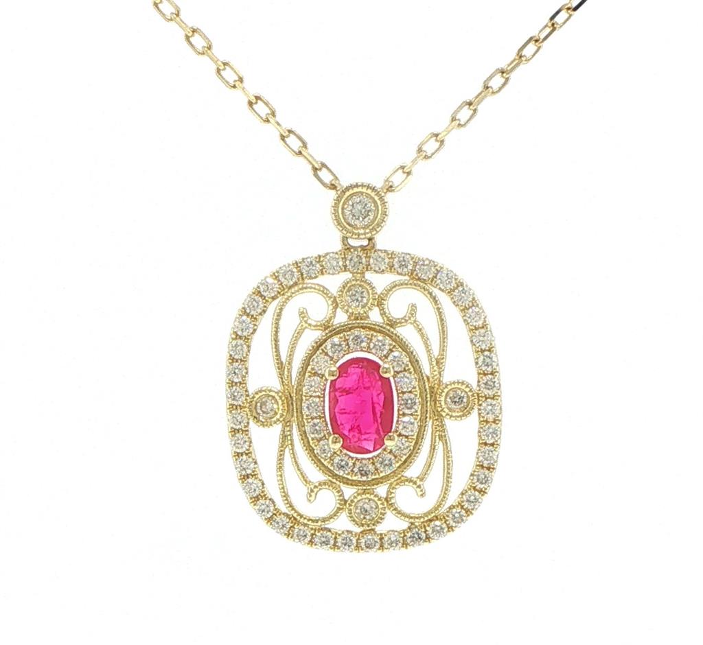 Colored Stone Pendant