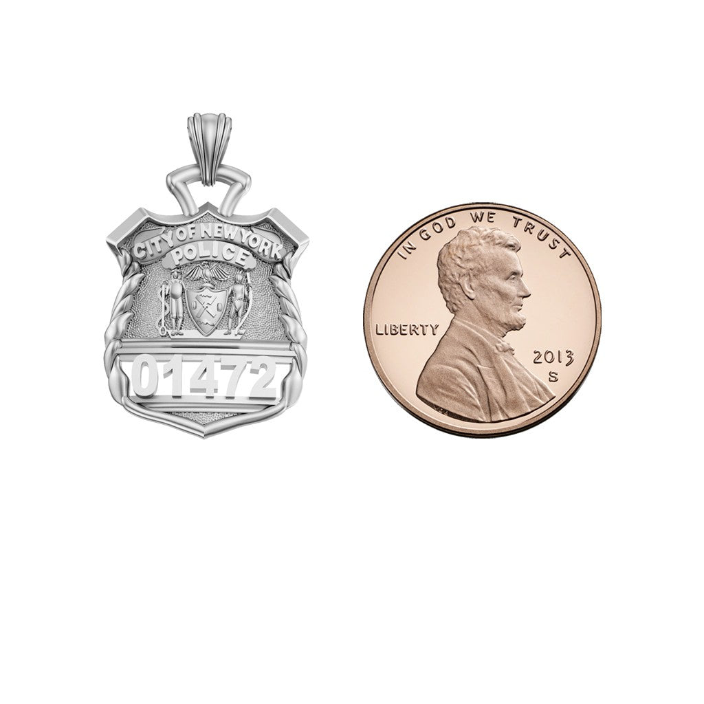 NYPD Police Officer Pendant – Penny Size