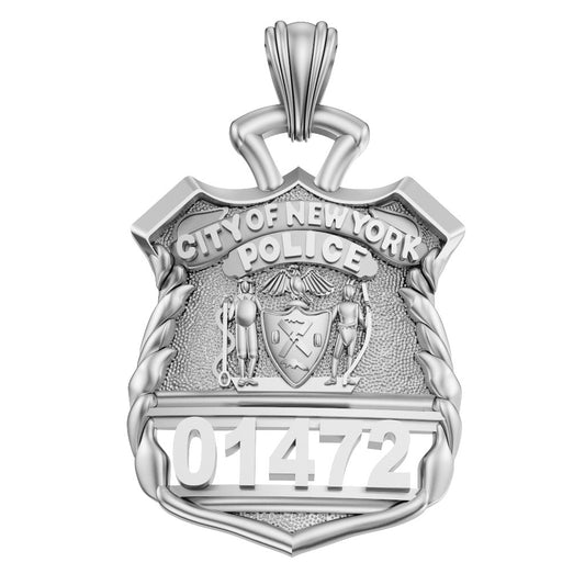 NYPD Police Officer Pendant – Penny Size